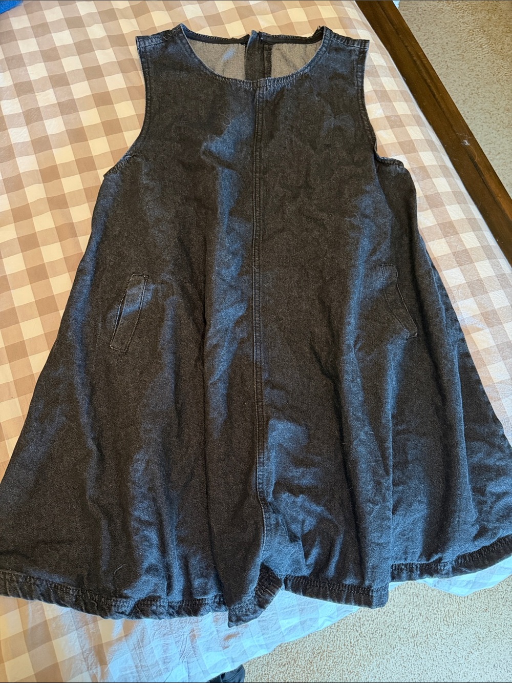 Women's Black Denim Dress